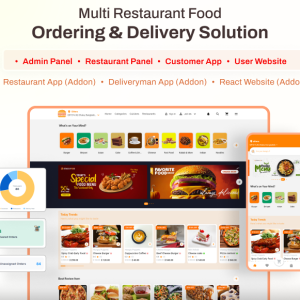 Multi Restaurant - Food Delivery App with Laravel Admin and Restaurant Panel