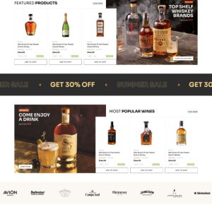 Liquor Shop Website Development