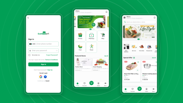 Multivendor Food, Grocery, eCommerce, Parcel, Pharmacy delivery app with Admin & Website