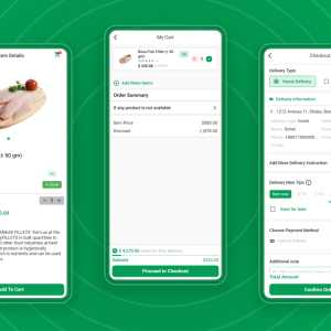 Multivendor Food, Grocery, eCommerce, Parcel, Pharmacy delivery app with Admin & Website